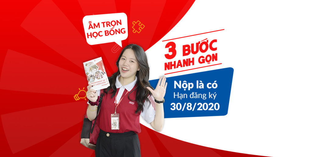 3 bước nhận học bổng HIU