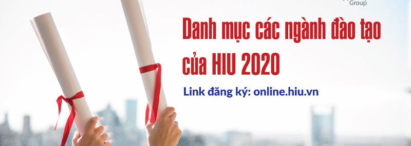 Danh mục các ngành đào tạo 2020 của liêng-cào tố
