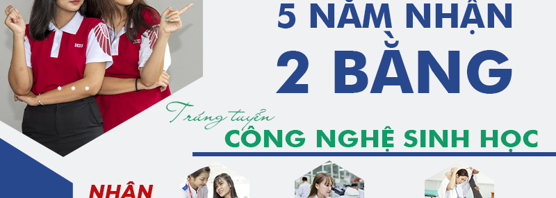 ĐHQT Hồng Bàng đào tạo song bằng ngành công nghệ sinh học