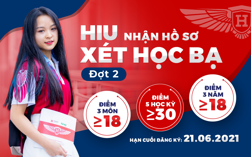 Xét học bạ Trường Đại học Quốc tế Hồng Bàng