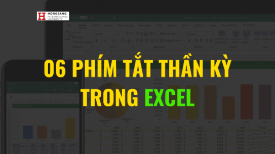 06 phím tắt thần kỳ trong Excel